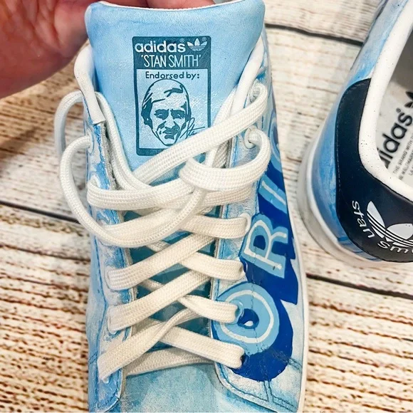 Adidas Sam Smith Custom Painted Sneakers - Picture 6 of 7